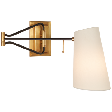 Hand-Rubbed Antique Brass and Black