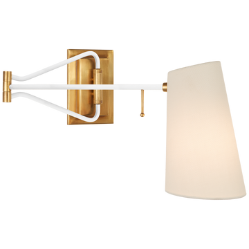 Hand-Rubbed Antique Brass and White