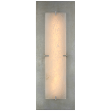Burnished Silver Leaf and Alabaster