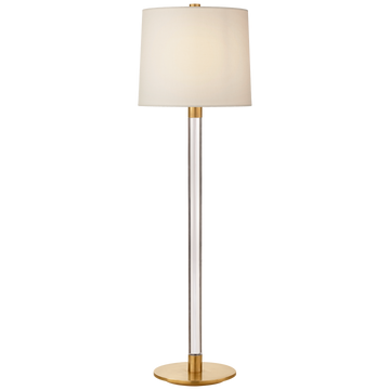 Crystal and Hand-Rubbed Antique Brass