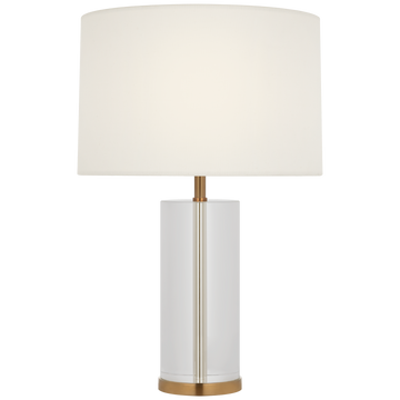 Crystal and Hand-Rubbed Antique Brass