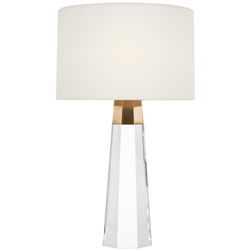 Crystal and Hand-Rubbed Antique Brass