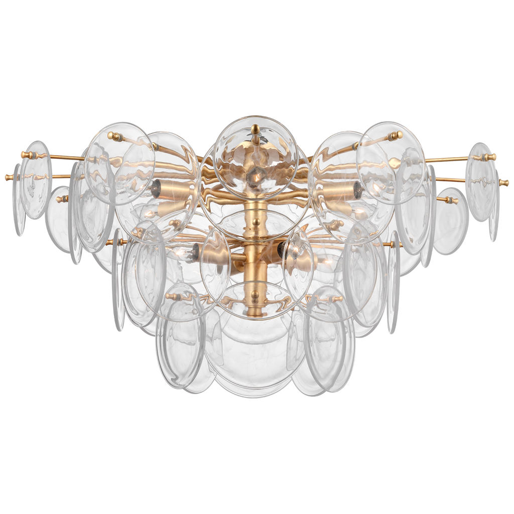ARN4453GCSG AERIN Loire 10 Light Semi Flush Mount | Main Image
