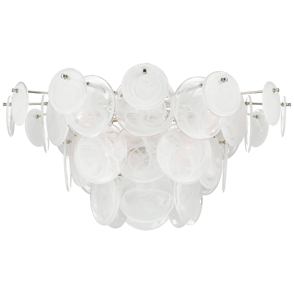 ARN4453PNWSG AERIN Loire 10 Light Semi Flush Mount | Main Image