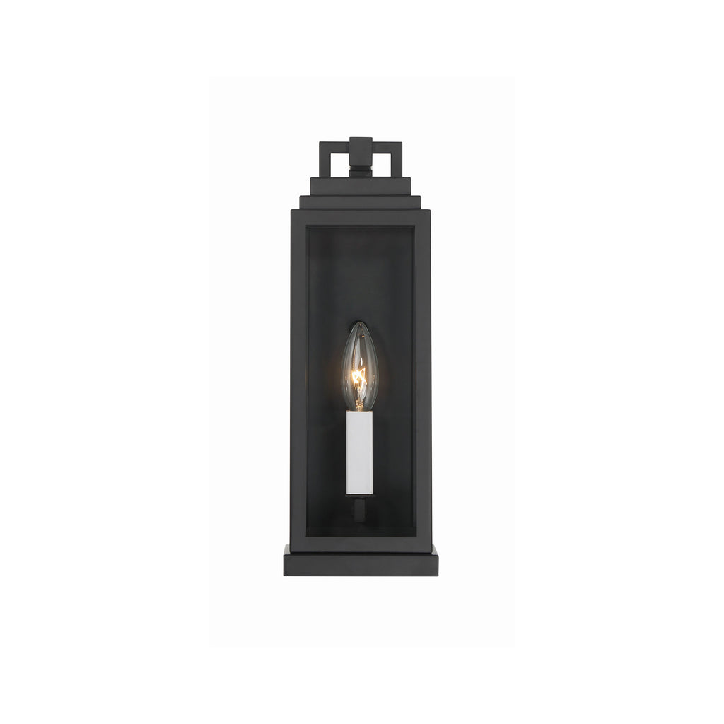 Crystorama Aspen 5'' Outdoor Sconce in Matte Black - Additional View