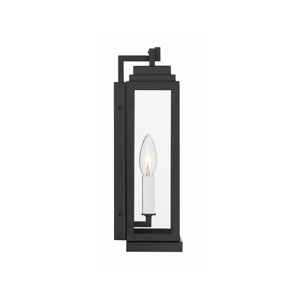 Crystorama Aspen 5'' Outdoor Sconce in Matte Black - Additional View
