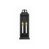 Crystorama Aspen 6.5'' Outdoor Sconce in Matte Black - Additional View