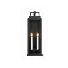 Crystorama Aspen 7.75'' Outdoor Sconce in Matte Black - Additional View