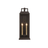 Crystorama Aspen 7.75'' Outdoor Sconce in Matte Black - Additional View