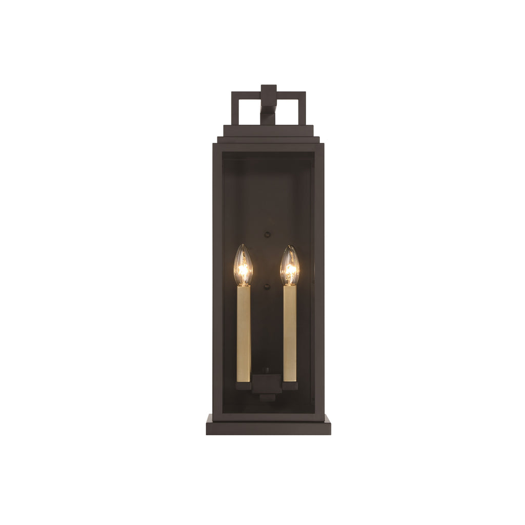 Crystorama Aspen 7.75'' Outdoor Sconce in Matte Black - Additional View