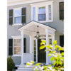 Crystorama Aspen 6.5'' Outdoor Pendant in Matte Black - Lifestyle View