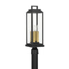 Crystorama Aspen 6.5'' Outdoor Post in Matte Black - Additional View