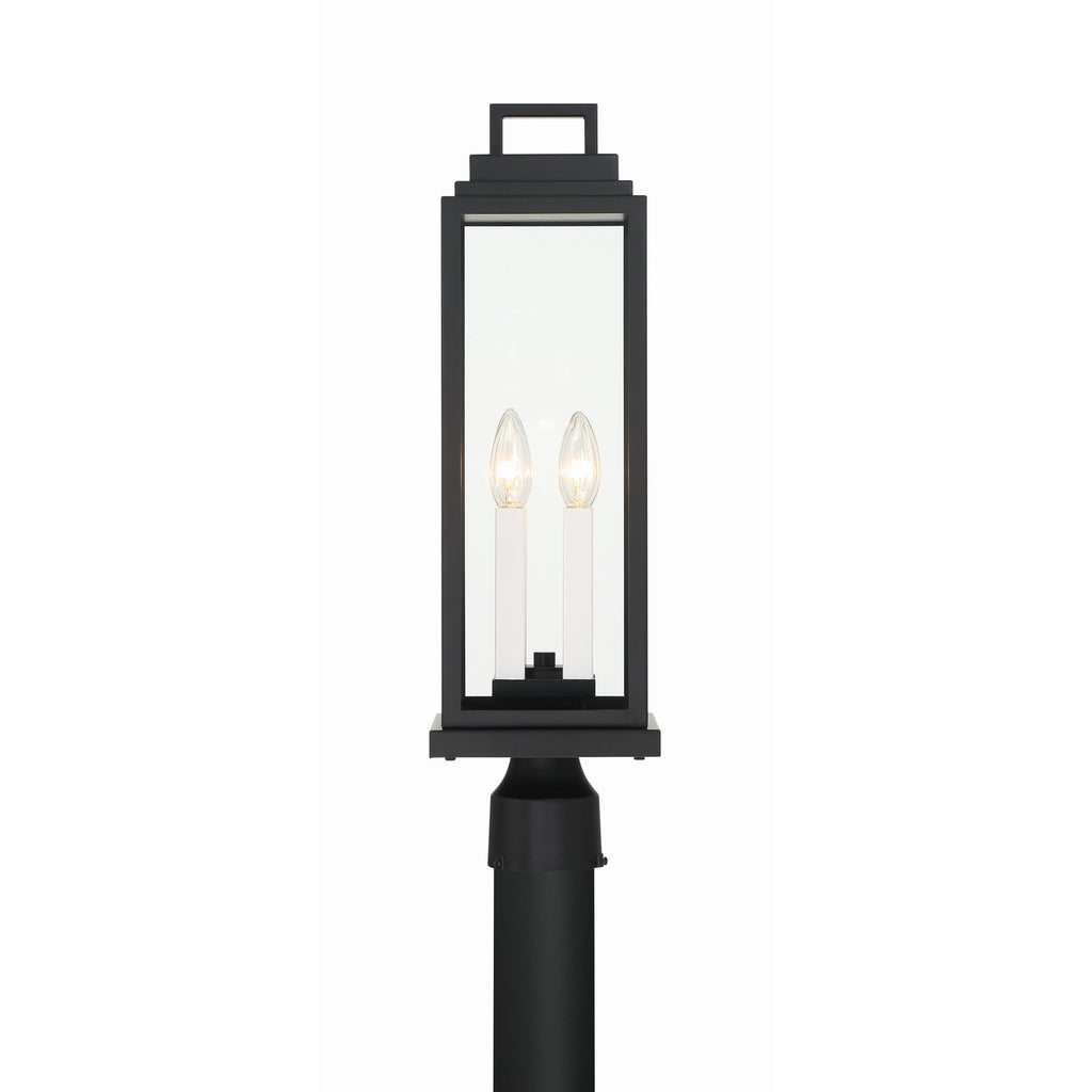 Crystorama Aspen 6.5'' Outdoor Post in Matte Black - Additional View