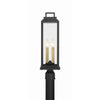 Crystorama Aspen 6.5'' Outdoor Post in Matte Black - Additional View