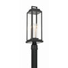 Crystorama Aspen 6.5'' Outdoor Post in Matte Black - Additional View