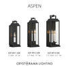 Crystorama Aspen 7.75'' Outdoor Sconce - Collection Image