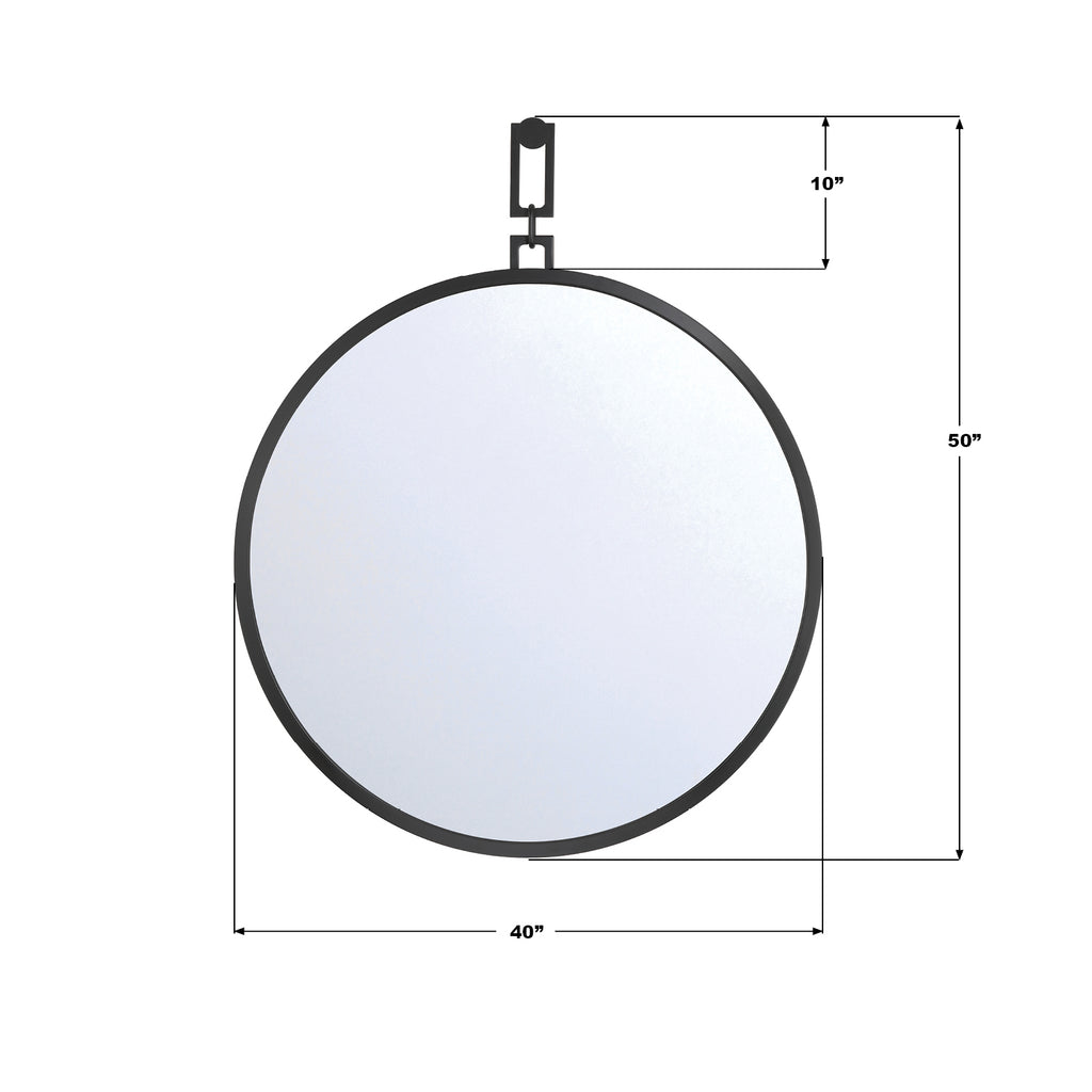 AST-M860-MK Alston 40'' Mirror | Dimensions Image
