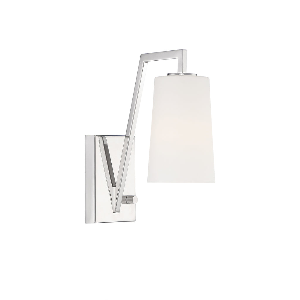 Crystorama Avon 5'' Task Sconce in Polished Nickel - Additional View