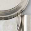 Crystorama Broche 11'' Sconce - Antique Silver Finish Detail