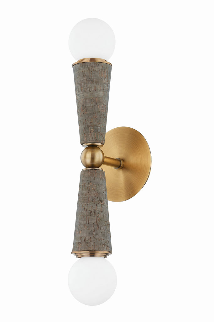 B1619-PBR Dax 2 Light Sconce | Main Image