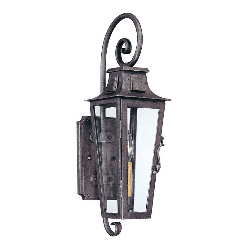 B2961-APW Parisian Square 1 Light Outdoor Sconce | Main Image