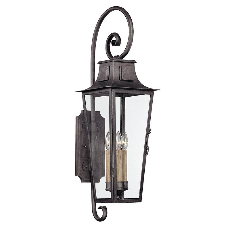 B2963-APW Parisian Square 4 Light Outdoor Sconce | Main Image
