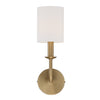 Crystorama Bailey 4.75'' Sconce in Aged Brass - Additional View