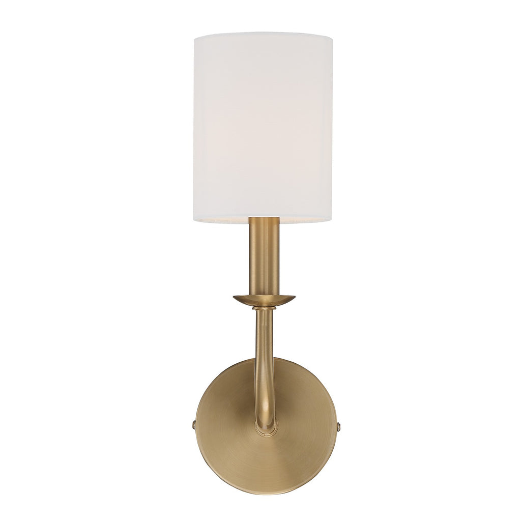 Crystorama Bailey 4.75'' Sconce in Aged Brass - Additional View