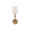 Crystorama Bailey 4.75'' Sconce in Aged Brass - Additional View