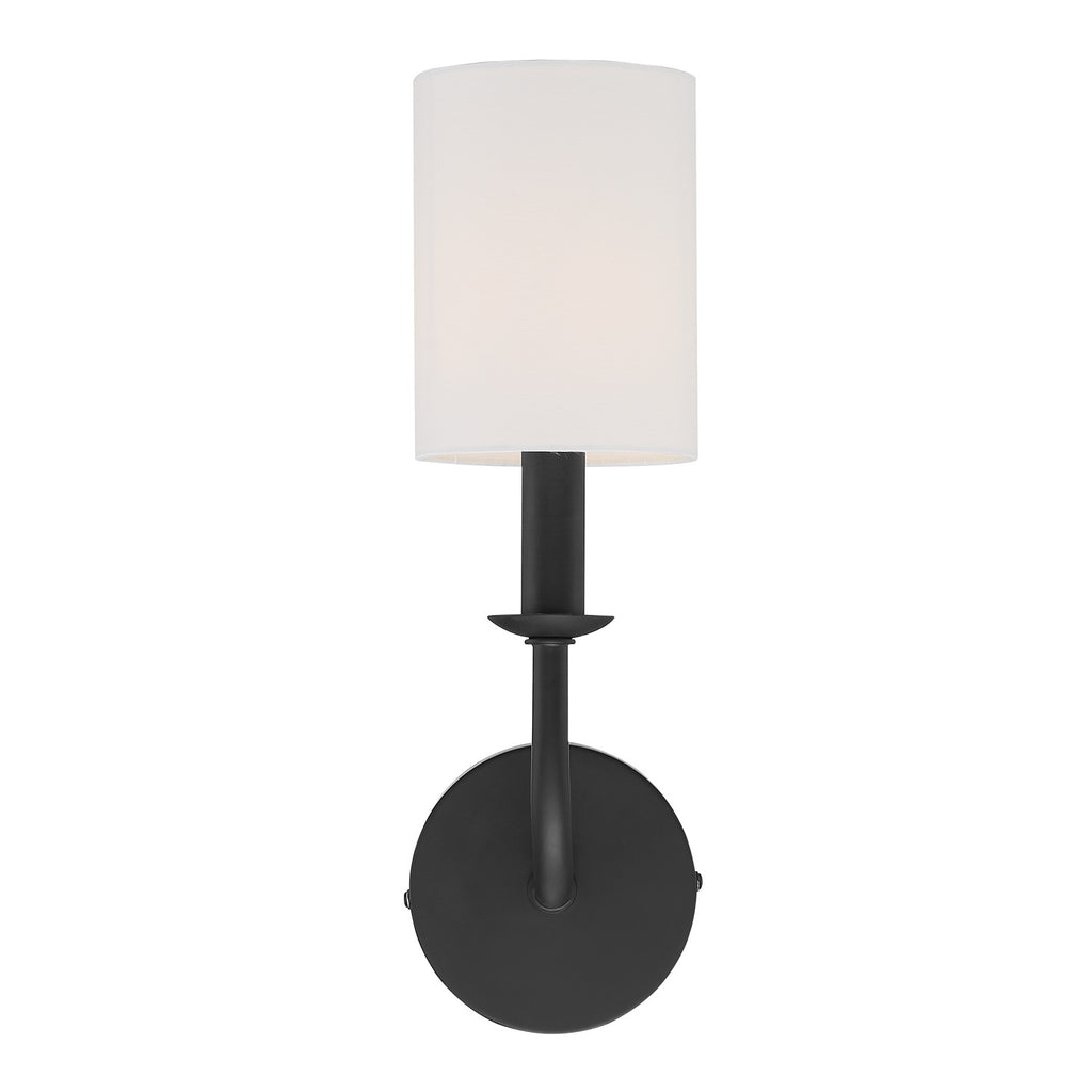 Crystorama Bailey 4.75'' Sconce in Matte Black - Additional View