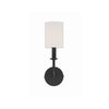 Crystorama Bailey 4.75'' Sconce in Matte Black - Additional View
