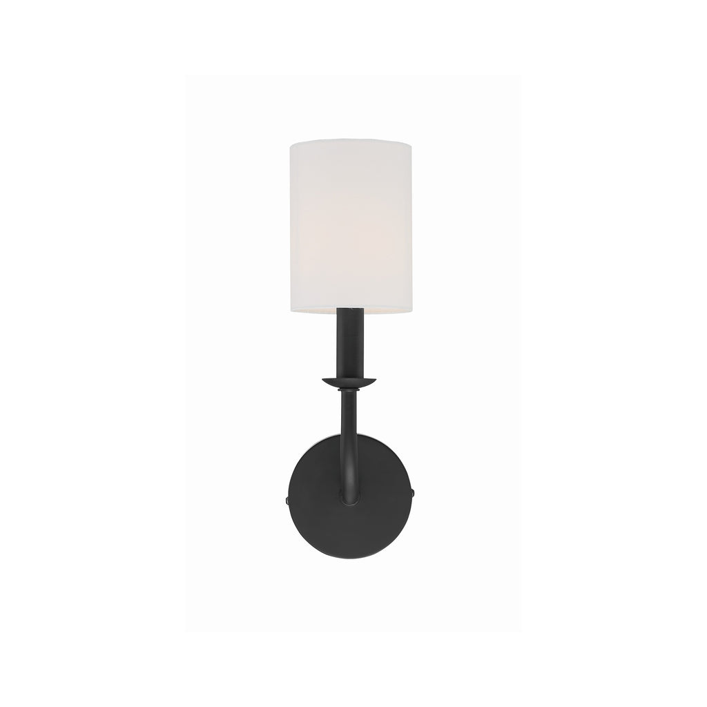 Crystorama Bailey 4.75'' Sconce in Matte Black - Additional View