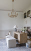 BAI-A2108-AG Bailey 28'' Chandelier | Lifestyle Image