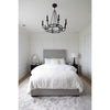 Crystorama Bailey 28'' Chandelier in Matte Black - Lifestyle View