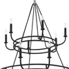 Crystorama Bailey 48'' Chandelier in Matte Black - Additional View