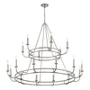 Crystorama Bailey 48'' Chandelier in Polished Nickel - Additional View
