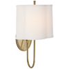BBL2017SBL Barbara Barry Simple 1 Light Sconce | Main Image