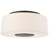 BBL4106BZWG Barbara Barry Acme 3 Light Flush Mount | Main Image
