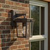 Crystorama Belmont 6.5'' Outdoor Sconce in Twilight Bronze - Lifestyle View