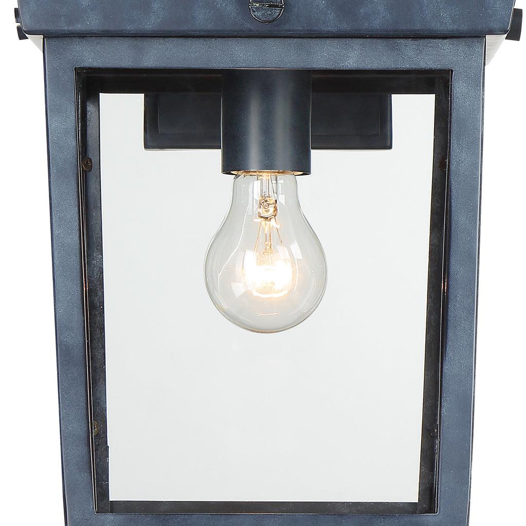 Crystorama Belmont 9.5'' Outdoor Sconce in Graphite - Additional View