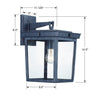 BEL-A8062-GE Belmont 1 Light Outdoor Sconce | Dimensions Image