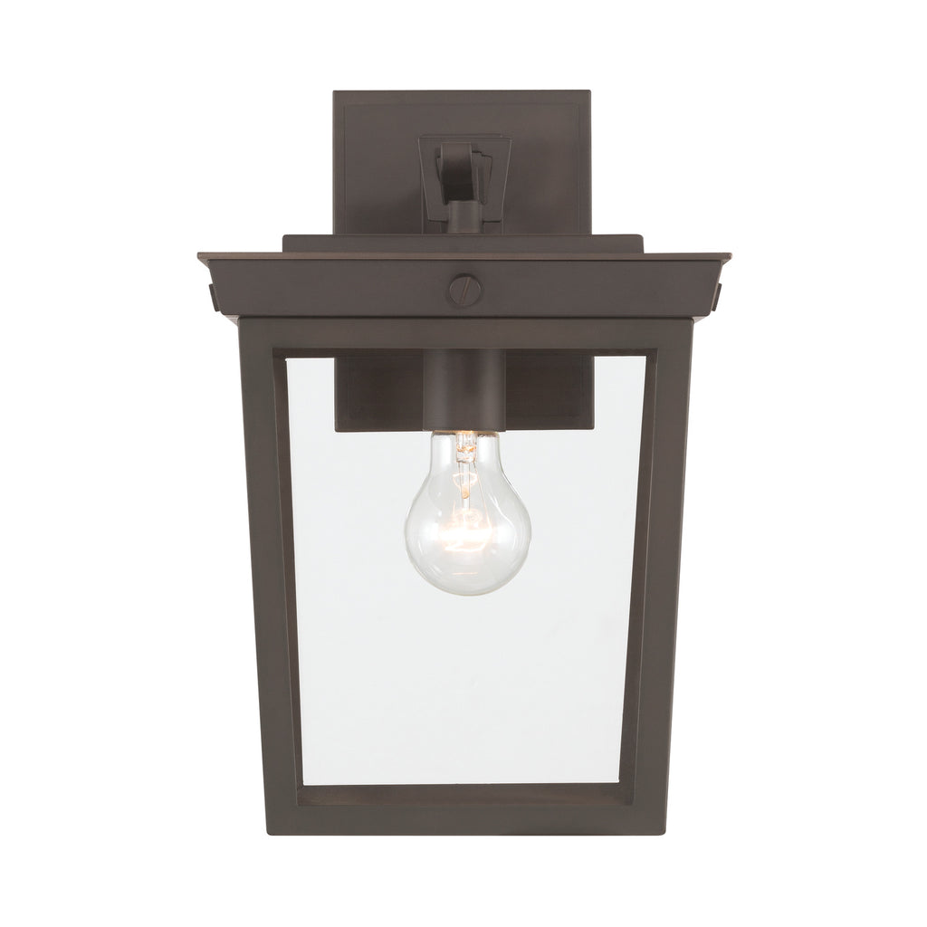 Crystorama Belmont 9.5'' Outdoor Sconce in Twilight Bronze - Additional View