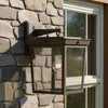 Crystorama Belmont 9.5'' Outdoor Sconce in Twilight Bronze - Lifestyle View