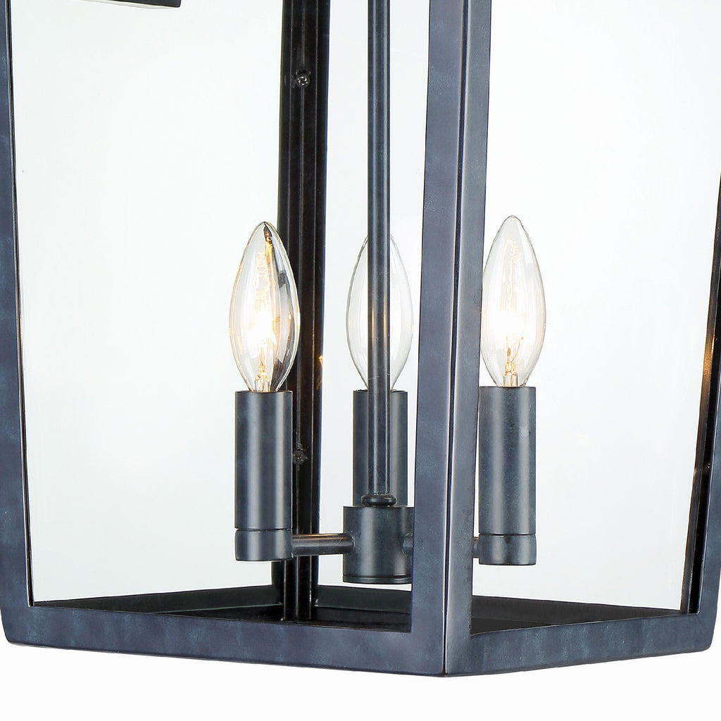 Crystorama Belmont 12'' Outdoor Sconce in Graphite - Additional View
