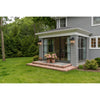 Crystorama Belmont 12'' Outdoor Sconce in Graphite - Lifestyle View