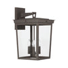 Crystorama Belmont 12'' Outdoor Sconce in Twilight Bronze - Additional View