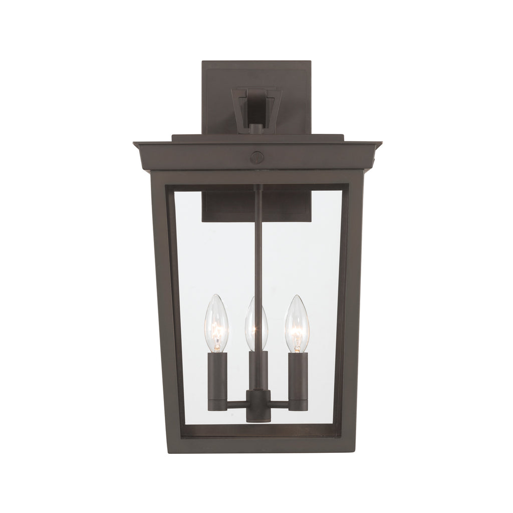 Crystorama Belmont 12'' Outdoor Sconce in Twilight Bronze - Additional View