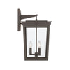 Crystorama Belmont 12'' Outdoor Sconce in Twilight Bronze - Additional View