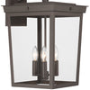 Crystorama Belmont 12'' Outdoor Sconce in Twilight Bronze - Additional View