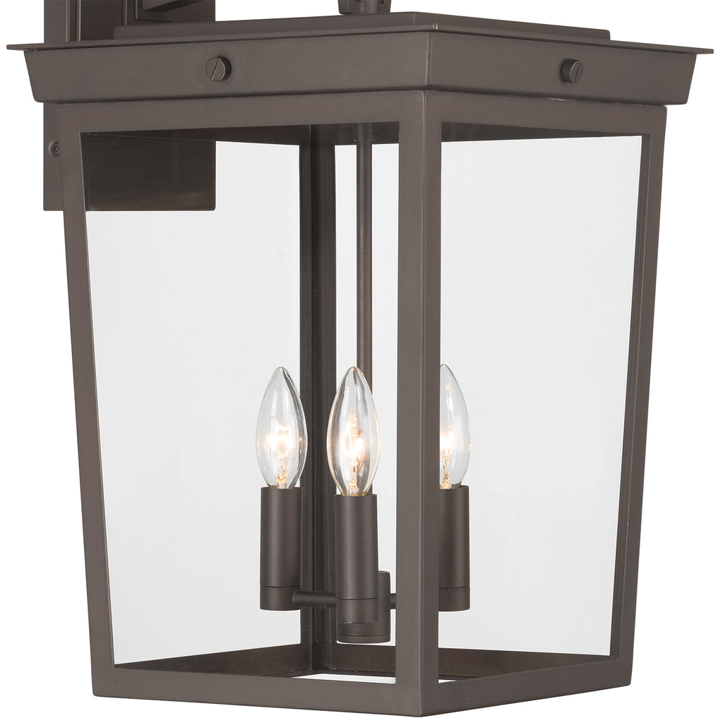 Crystorama Belmont 12'' Outdoor Sconce in Twilight Bronze - Additional View